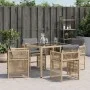 Gartensofas mit 4 Kissen aus synthetischem Rattan in Beige-Mix. von , Gartenstühle - Ref: Foro24-365040, Preis: 187,42 €, Rab...