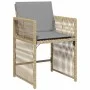 Gartensofas mit 4 Kissen aus synthetischem Rattan in Beige-Mix. von , Gartenstühle - Ref: Foro24-365040, Preis: 187,42 €, Rab...