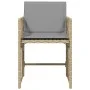 Gartensofas mit 4 Kissen aus synthetischem Rattan in Beige-Mix. von , Gartenstühle - Ref: Foro24-365040, Preis: 187,42 €, Rab...