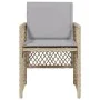 Gartensofas mit 4 Kissen aus beigem Kunststoff-Rattan-Mix. von , Gartenstühle - Ref: Foro24-364955, Preis: 192,72 €, Rabatt: %