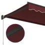 Manual retractable awning in burgundy color, 350x250 cm. by , Awnings - Ref: Foro24-3215299, Price: 214,84 €, Discount: %