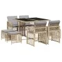 9-piece garden dining set with beige synthetic rattan cushions by , Garden sets - Ref: Foro24-3210780, Price: 397,09 €, Disco...
