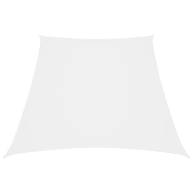 Toldo de vela tela oxford trapecio blanco 2/4x3 m