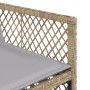 Garten-Essgruppe 11-teilig mit Kissen aus synthetischem Rattan in Beige. von , Gartensets - Ref: Foro24-3210852, Preis: 724,2...