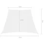White trapeze oxford fabric sail awning 2/4x3 m by vidaXL, Umbrellas - Ref: Foro24-135296, Price: 21,47 €, Discount: %