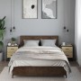 Zwei Nachttische aus Sonoma-Eichenfurnierholz, 40x31x50 cm. von , Nachttische - Ref: Foro24-848677, Preis: 84,14 €, Rabatt: %