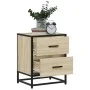 Bedside tables 2 units engineered wood Sonoma oak 40x31x50 cm by , Nightstands - Ref: Foro24-848677, Price: 83,13 €, Discount: %