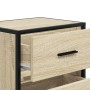 Zwei Nachttische aus Sonoma-Eichenfurnierholz, 40x31x50 cm. von , Nachttische - Ref: Foro24-848677, Preis: 84,14 €, Rabatt: %