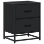 Bedside tables 2 units engineered wood black 40x31x50 cm by , Nightstands - Ref: Foro24-848675, Price: 89,25 €, Discount: %