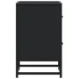 Bedside tables 2 units engineered wood black 40x31x50 cm by , Nightstands - Ref: Foro24-848675, Price: 89,25 €, Discount: %