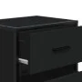 Bedside tables 2 units engineered wood black 40x31x50 cm by , Nightstands - Ref: Foro24-848675, Price: 89,25 €, Discount: %