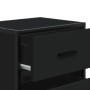 Nachttische 2 Stück aus schwarzer Ingenieurholz 40x31x50 cm von , Nachttische - Ref: Foro24-848675, Preis: 90,37 €, Rabatt: %