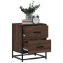 Engineered wood brown oak bedside table 40x31x50 cm by , Nightstands - Ref: Foro24-848682, Price: 52,05 €, Discount: %