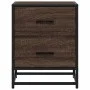 Engineered wood brown oak bedside table 40x31x50 cm by , Nightstands - Ref: Foro24-848682, Price: 51,35 €, Discount: %