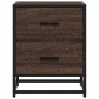 Mesita de noche madera de ingeniería marrón roble 40x31x50 cm de , Mesitas de noche - Ref: Foro24-848682, Precio: 53,89 €