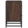 Engineered wood brown oak bedside table 40x31x50 cm by , Nightstands - Ref: Foro24-848682, Price: 51,35 €, Discount: %