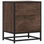 Engineered wood brown oak bedside table 40x31x50 cm by , Nightstands - Ref: Foro24-848682, Price: 52,05 €, Discount: %