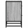 Bedside table made of gray Sonoma engineered wood, 40x31x50 cm. by , Nightstands - Ref: Foro24-848680, Price: 52,77 €, Discou...