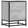 Bedside table made of gray Sonoma engineered wood, 40x31x50 cm. by , Nightstands - Ref: Foro24-848680, Price: 52,77 €, Discou...