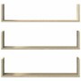Estantes pared 3 uds madera ingeniería roble Sonoma 80x18x18 cm de , Estantes y estanterías - Ref: Foro24-853292, Precio: 34,...