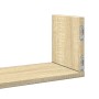 Wandregale 3 Stück aus Eichenholz in Sonoma-Optik 80x18x18 cm. von , Regale und Regale - Ref: Foro24-853292, Preis: 34,79 €, ...