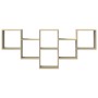 Engineered oak Sonoma wall shelf 159x18x66cm by , Shelves and shelves - Ref: Foro24-853301, Price: 52,78 €, Discount: %