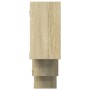 Engineered oak Sonoma wall shelf 159x18x66cm by , Shelves and shelves - Ref: Foro24-853301, Price: 52,78 €, Discount: %