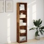 Engineered wood bookshelf in aged color, 40x24x176 cm by , Bookcases and shelves - Ref: Foro24-857799, Price: 54,67 €, Discou...