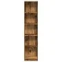 Engineered wood bookshelf in aged color, 40x24x176 cm by , Bookcases and shelves - Ref: Foro24-857799, Price: 53,08 €, Discou...