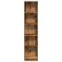 Estantería madera de ingeniería color envejecido 40x24x176 cm de , Librerías y estanterías - Ref: Foro24-857799, Precio: 56,66 €