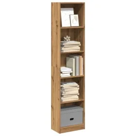 Handcrafted engineered oak wood shelf 40x24x176 cm by , Bookcases and shelves - Ref: Foro24-857800, Price: 65,65 €, Discount: %