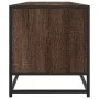 TV stand made of brown oak engineered wood, 180x40x46 cm by , TV Furniture - Ref: Foro24-3300809, Price: 115,66 €, Discount: %