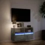Wand-TV-Möbel mit LED-Lichtern in Betongrau 80x31x45 cm von , TV-Möbel - Ref: Foro24-852330, Preis: 58,99 €, Rabatt: %