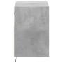 Wall-mounted TV stand with LED lights in concrete gray, 80x31x45 cm. by , TV Furniture - Ref: Foro24-852330, Price: 59,73 €, ...