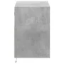 Wand-TV-Möbel mit LED-Lichtern in Betongrau 80x31x45 cm von , TV-Möbel - Ref: Foro24-852330, Preis: 58,99 €, Rabatt: %