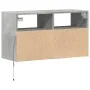 Mueble de TV de pared con luces LED gris hormigón 80x31x45 cm de , Muebles TV - Ref: Foro24-852330, Precio: 58,99 €, Descuent...