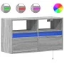 Wand-TV-Möbel mit LED-Lichtern in Sonoma-Grau 80x31x45 cm von , TV-Möbel - Ref: Foro24-852332, Preis: 64,28 €, Rabatt: %
