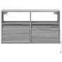 Wand-TV-Möbel mit LED-Lichtern in Sonoma-Grau 80x31x45 cm von , TV-Möbel - Ref: Foro24-852332, Preis: 64,28 €, Rabatt: %