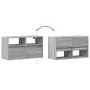 Wand-TV-Möbel mit LED-Lichtern in Sonoma-Grau 80x31x45 cm von , TV-Möbel - Ref: Foro24-852332, Preis: 64,28 €, Rabatt: %