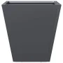 Hexagonal anthracite steel planter 30x30x30 cm by , Pots and planters - Ref: Foro24-851042, Price: 29,12 €, Discount: %