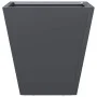 Hexagonal anthracite steel planter 30x30x30 cm by , Pots and planters - Ref: Foro24-851042, Price: 29,12 €, Discount: %