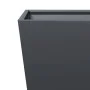 Hexagonal anthracite steel planter 30x30x30 cm by , Pots and planters - Ref: Foro24-851042, Price: 29,12 €, Discount: %