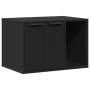 Katzensandkastenmöbel aus schwarzem Ingenieurholz, 60x40x40 cm. von , Katzenmöbel - Ref: Foro24-857725, Preis: 56,71 €, Rabat...