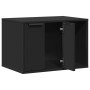 Katzensandkastenmöbel aus schwarzem Ingenieurholz, 60x40x40 cm. von , Katzenmöbel - Ref: Foro24-857725, Preis: 56,71 €, Rabat...