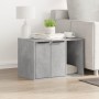 Katzensandkastenmöbel aus grauem Holz und Beton, 60x40x40 cm. von , Katzenmöbel - Ref: Foro24-857727, Preis: 52,31 €, Rabatt: %