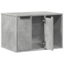 Katzensandkastenmöbel aus grauem Holz und Beton, 60x40x40 cm. von , Katzenmöbel - Ref: Foro24-857727, Preis: 52,31 €, Rabatt: %