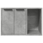 Katzensandkastenmöbel aus grauem Holz und Beton, 60x40x40 cm. von , Katzenmöbel - Ref: Foro24-857727, Preis: 52,31 €, Rabatt: %