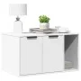 Katzensandkastenmöbel aus weißem Ingenieurholz, 80x50x45 cm. von , Katzenmöbel - Ref: Foro24-857733, Preis: 69,84 €, Rabatt: %