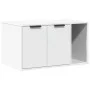 Katzensandkastenmöbel aus weißem Ingenieurholz, 80x50x45 cm. von , Katzenmöbel - Ref: Foro24-857733, Preis: 69,84 €, Rabatt: %