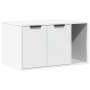 Katzensandkastenmöbel aus weißem Ingenieurholz, 80x50x45 cm. von , Katzenmöbel - Ref: Foro24-857733, Preis: 66,56 €, Rabatt: %